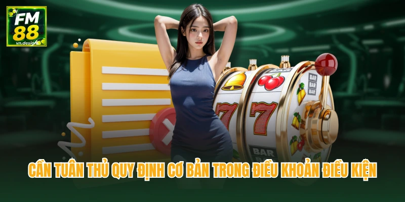 Cần tuân thủ quy định cơ bản trong điều khoản điều kiện